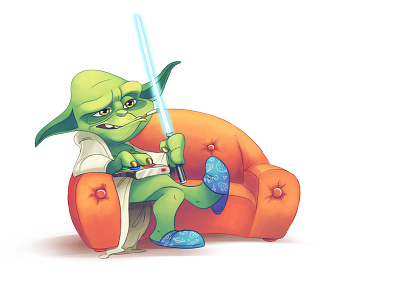 Jedi Relax character jedi relax yoda