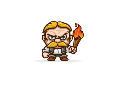 Headless Zombie 2d arcade character flash game man mascot zombie