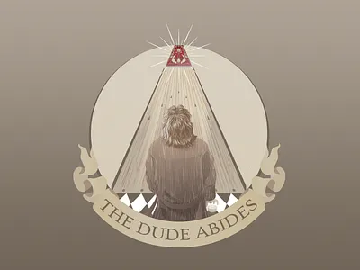 All Seeing Rug big lebowski bowling cocktail design illustration lebowski movie rug