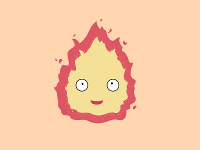 Calcifer calcifer castle devil fire flame howl japan miyazaki moving spirit studioghibli