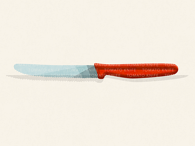 Tomato Knife food illustrator