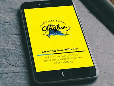 Loading screen angler fish iphone loading