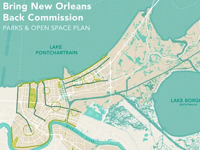 Parks & Open Space Plan map new orleans parks plan urban planning