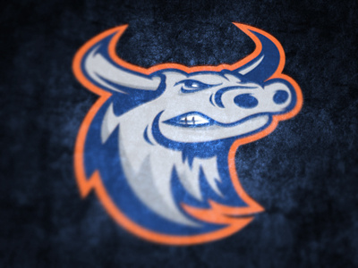 Missouri Mavericks bull echl hockey illustration logo mavericks missouri