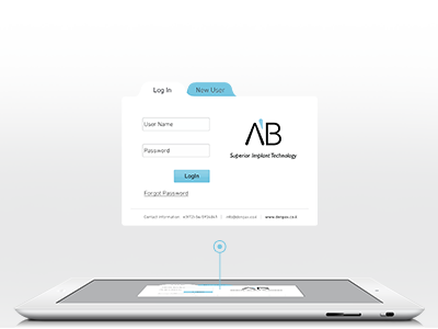 AB app design ipad