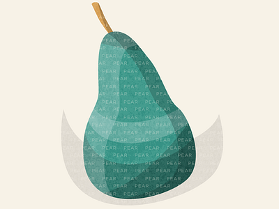 Pear food illustrator