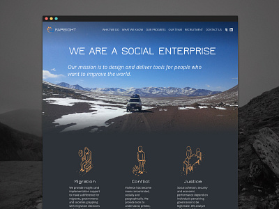 Farsight illustration nazori social enterprise website