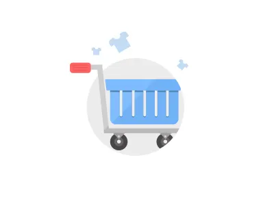 The shopping cart cart shopping the