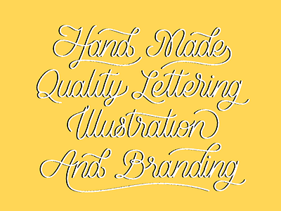 Artisan T2 lettering rebound type typography