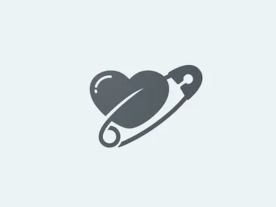 Forever Like heart like logo pin