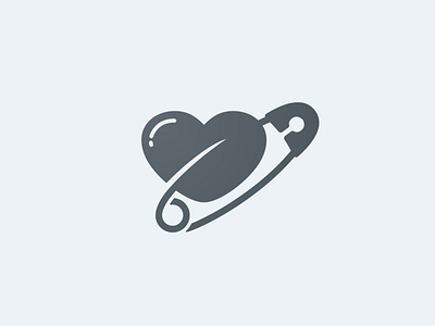 Forever Like heart like logo pin