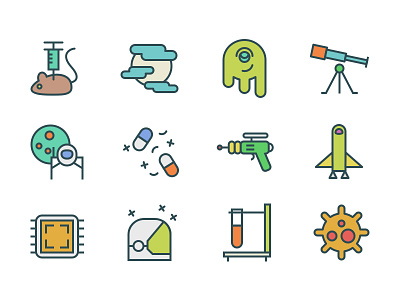 Swifticons - Science colored free icon premium retina science set sketch