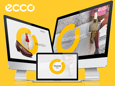 Ecco ecco elegant female heels presentation sandals shoes simple women yellow