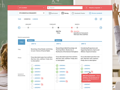 Course UI course learning ui