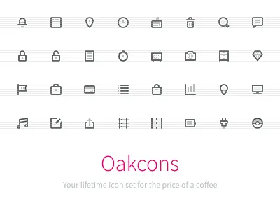 Oakcons: Your lifetime icon set for the price of a coffee 16 16px 2 euro coffee icon pack icons oakcons png sketch subscribe svg