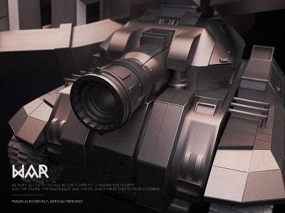 WAR cinema4d material metal