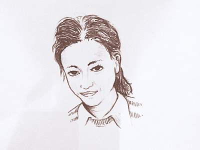 Breann illustration pencil sketch