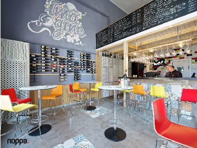 Képzeld el! Wine bar brand design design furniture graphic interior wine bar