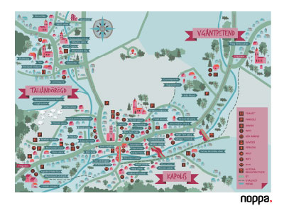 Művészetek Völgye brand design brand design map