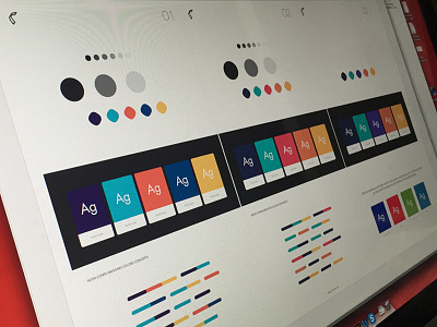 Color Ecosystem :: WIP 17seven brand design branding color ui design visual personality design