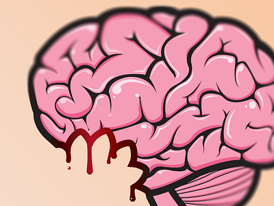 Brain shirt design vector graphics