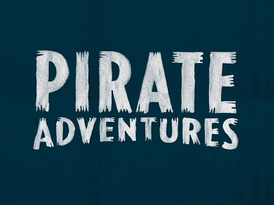 YAR! custom type lettering pirates