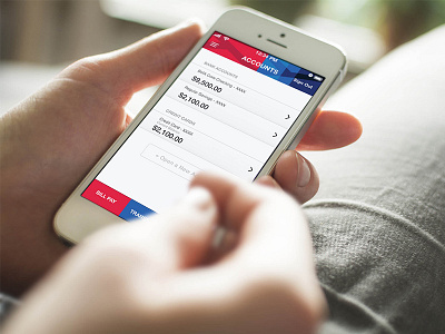 Bank of America Mobile Banking App app application branding ios iphone mobile redesign ui ux