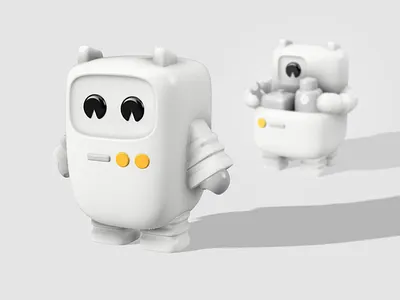 Minto and Friend 3d character formlabs minto print toy vinyl