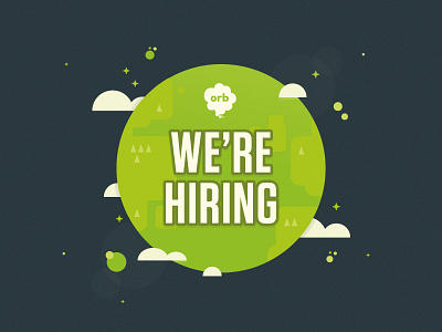 We'rrre Hiring birmingham brand graphic design illustration job orb uk