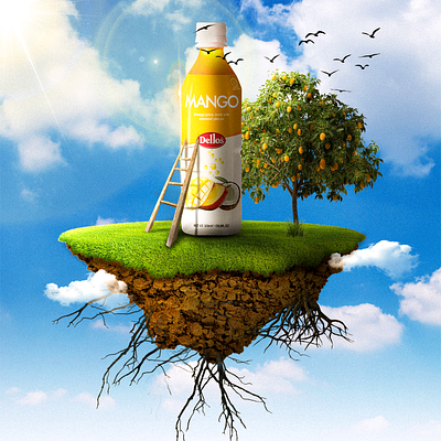 Advertisement for a Beverage Brand ad design ads design advertisement design graphic design instagram post photo manipulation photomanipulation poster poster design social media design social media post