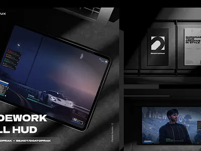 Codeworks Hud UI I Gta V branding design figma grand theft auto graphic design gta illustration logo roleplay ui
