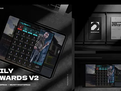 Daily Rewards UI I Gta V branding design figma grand theft auto graphic design gta illustration logo roleplay ui