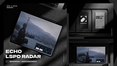 Radar UI I Gta V (EchoRP) branding design figma grand theft auto graphic design gta illustration logo roleplay ui