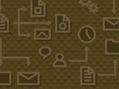 Workflows (low-contrast) brown diagram low contrast productivity workflow