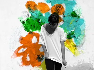 SET DESIGN / PHOTOSHOOT bllom collages fashion flowers painting photoshoot