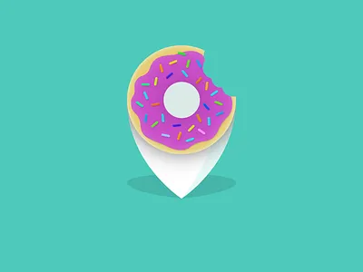 Donuts Pin donuts food icon pin