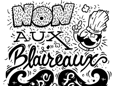 Non aux blaireaux qui se font mousser! 2013 barber beard france labeubar nantes