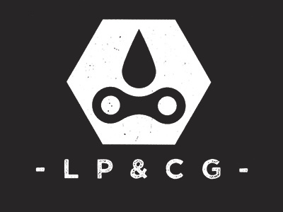 Love Peace & Chain Grease apparel bikes branding cycling fixed gear knice logo logomark style