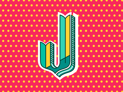 Letter J bold color j letter