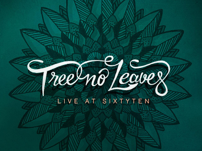 Tree No Leaves - On Teal s