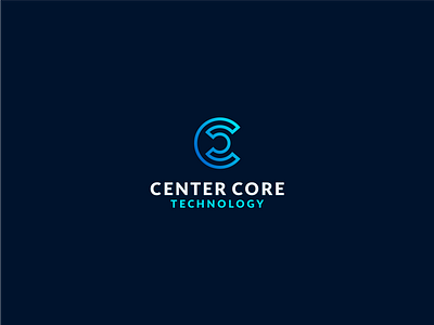 Center Core branding center circle cloud core internet logo network technology web