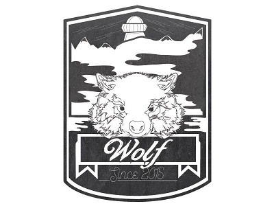 White Wolf 2015 black graphic logo since slovakia vector white wolf