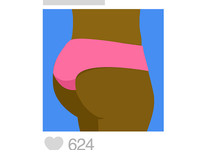 likes ass booty flat instagram like selfie