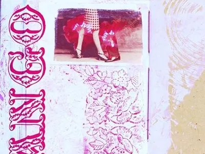 TRAVEL ILLUSTRATION dance expression passion patterns red tango