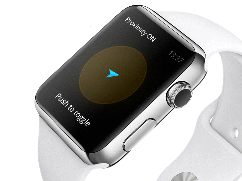 Proximity animation animations applewatch gps interactive interactive animation inverted mask ios proximity radius ux wearables