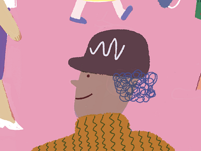 young boy boy illustration people street teenager