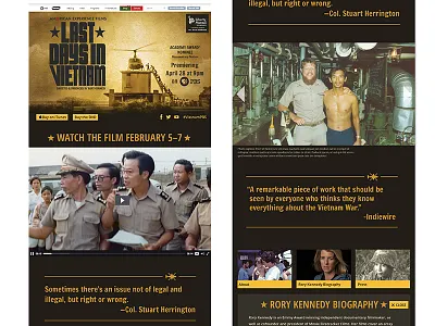 Last Days in Vietnam responsive website modules pbs responsive web design