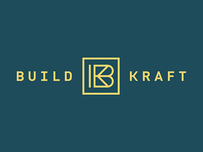 Build Kraft logo logotype monogram