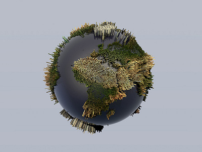 Earth Topography 3d earth planet topography