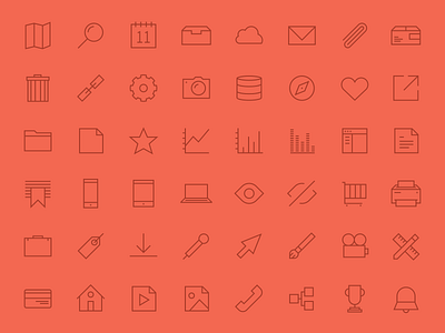 UXPin Icon Set free freebie icons